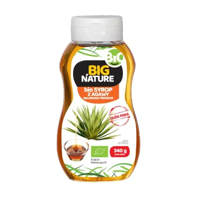 Big Nature Syrop z agawy Salmeana Premium 340 g Bio