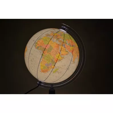 Globus mapa polityczna pod�wietlany 25 cm