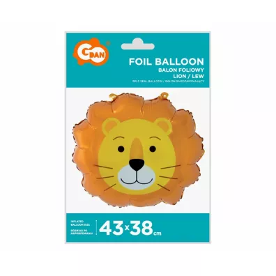 Godan Balon foliowy Lew 43cm