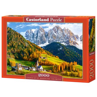 Puzzle 2000 el. Koci w. Magdaleny Dolomity Castorland