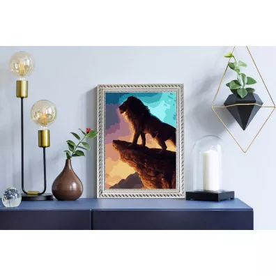 Twoje Hobby Malowanie po numerach - Lew na g�rze 40x50cm