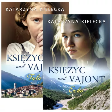 Pakiet Ksiyc nad Vajont. Tomy 1-2: Fala, Echo - Katarzyna  Kielecka