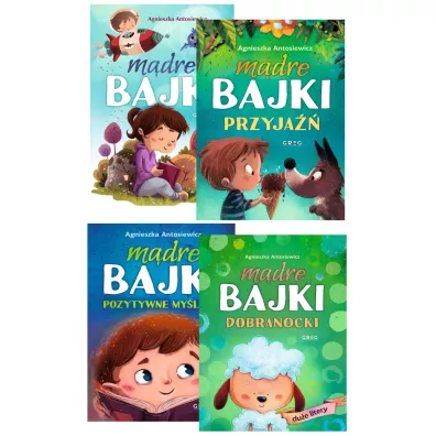 Pakiet M�dre Bajki: M�dre bajki, Przyja��, Pozytywne my�lenie, Dobranocki