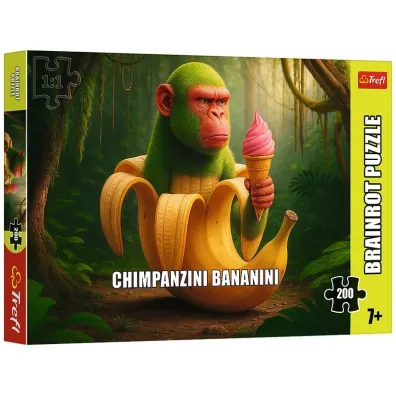 Puzzle 200 el. BrainRots Chimpanzini Bananini Trefl