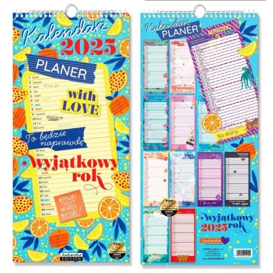 Kukartka Kalendarz 2025 �cienny planer Trendy
