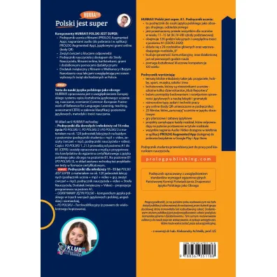 Hurra!!! Polski jest super A1. Podr�cznik ucznia + mp3. I wyd.
