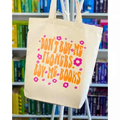 Torba bawe�niana YOUNG: BOOKS NOT FLOWERS