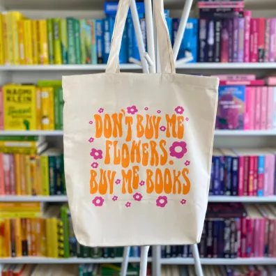 Torba bawe�niana YOUNG: BOOKS NOT FLOWERS