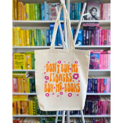 Torba bawe�niana YOUNG: BOOKS NOT FLOWERS