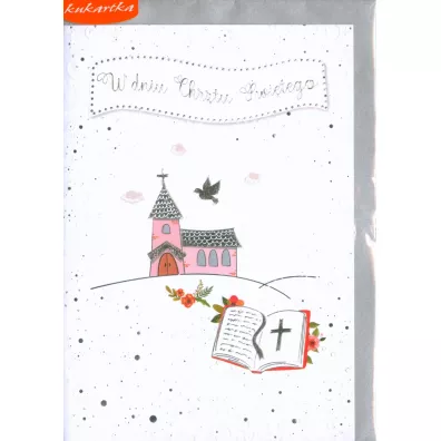 Kukartka Karnet B6 PR-048 Chrzest rzowy