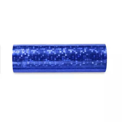 PartyDeco Serpentyny holograficzne niebieski 3,8m - 18 szt.