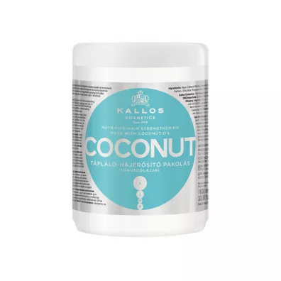 Kallos Nutritive-Hair Strengthening Mask od�ywczo-wzmacniaj�ca maska do w�os�w Coconut 1 l