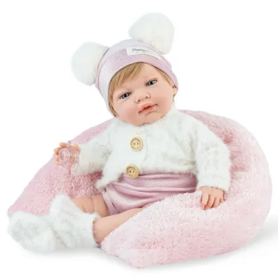 Lalka hiszpa�ska Reborn Sweet Baby z poduszk� 42cm Marina Pau