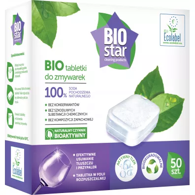 Biostar Ekologiczne tabletki do zmywarek 50 szt.
