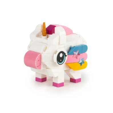 KLOCKI KONSTR SNAPETS UNICORN 114EL AKC KIDEA PU