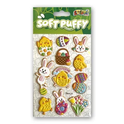 Naklejki Penmate Kolori Puffi SWPE-3201 Happy Easter I