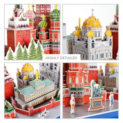 Puzzle 3D 107 el. City Line Moscow Cubic Fun