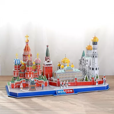 Puzzle 3D 107 el. City Line Moscow Cubic Fun