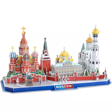 Puzzle 3D 107 el. City Line Moscow Cubic Fun
