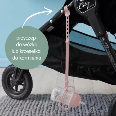 b.box Smycz do bidonu, r�owa