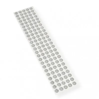 Polsirhurt Kryszta�ki samoprzylepne srebrne 10mm