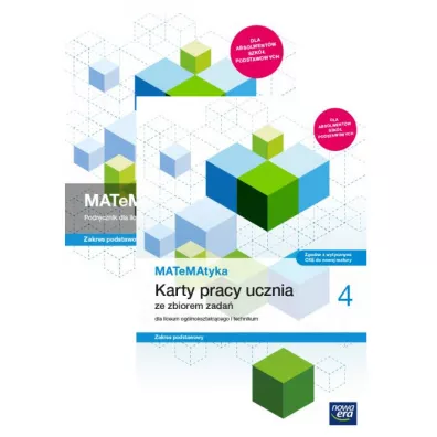 MATeMAtyka 4. Podr�cznik i karty pracy ucznia dla liceum i technikum. Zakres podstawowy. Szko�y ponadpodstawowe - Joanna Czarnowska, Jolanta Weso�owska, Lech Cha�ko, Wojciech Babia�ski