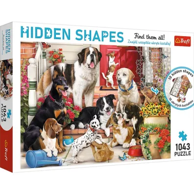 Puzzle Hidden Shapes 1043 el. Psia zabawa Trefl