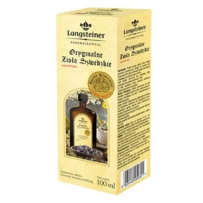 Langsteiner Oryginalne Zio�a Szwedzkie Suplement diety 100 ml