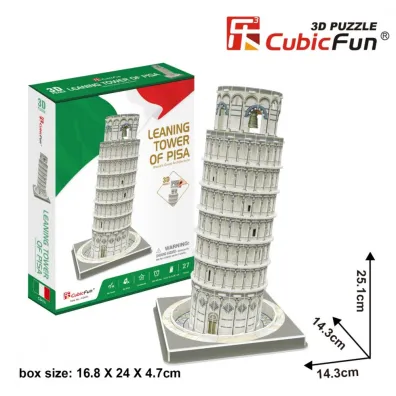 Puzzle 3D 27 el. Krzywa Wie�a w Pizie Cubic Fun