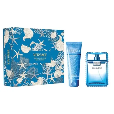Versace Zestaw Eau Fraiche Pour Homme Woda toaletowa + �el pod prysznic 100 ml + 150 ml