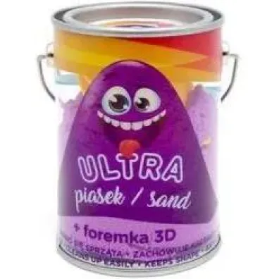 Ultra Piasek 150g fioletowy + foremka Lew Epee