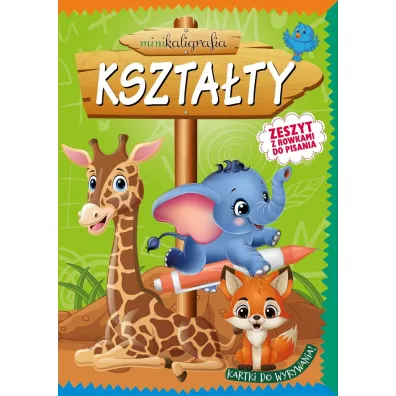Minikaligrafia. Kszta�ty. Zeszyt z rowkami do pisania