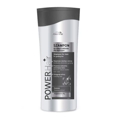 Joanna Power Hair szampon do siwych włosów dla mężczyzn 200 ml