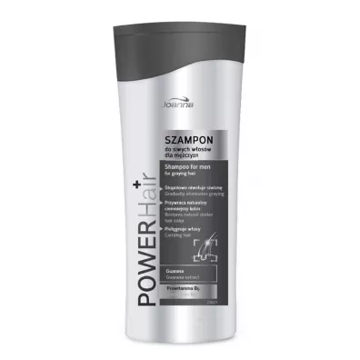 Joanna Power Hair szampon do siwych w�os�w dla m�czyzn 200 ml