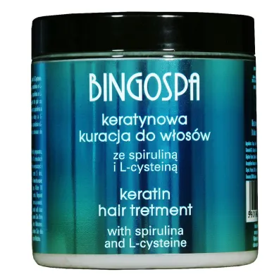 BingoSpa Kuracja keratynowa do w�os�w ze spirulin� 250 g