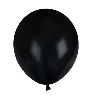 Balony pastelowe jednokolorowe czarne