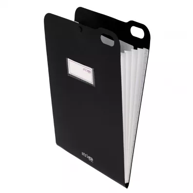 WPC Organizer pionowy Strigo A4 z 5 przek�adkami czarny