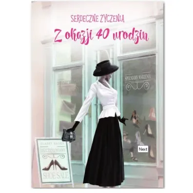 Trend Karnet B6 FUN ma�y 40 Urodziny damskie - MF17