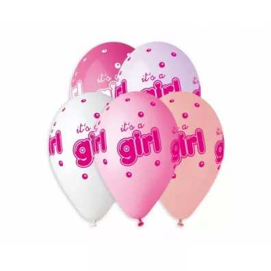 Godan Balon premium 13 Girl 5 szt.