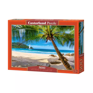 Puzzle 500 el. Holidays in Seychelles Castorland