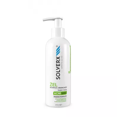 Solverx �el do mycia i demakija�u twarzy i oczu 200 ml