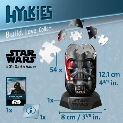 Puzzle 54 el. 3D Hylkies: Darth Wader Ravensburger
