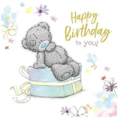 Carte Blanche Karnet holograficzny Happy Birthday To You 152x152