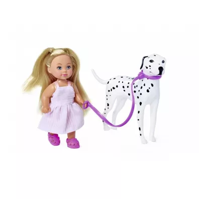 LALKA 29CM STEFFI AKC NA SPACERZE Z PSEM WB Simba