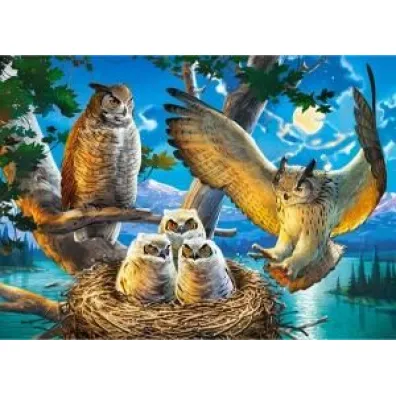 Puzzle 180 el. Sowia rodzina Castorland