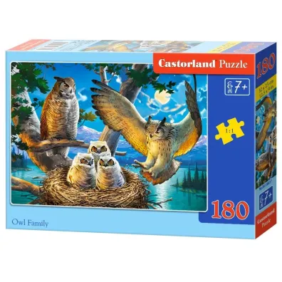 Puzzle 180 el. Sowia rodzina Castorland