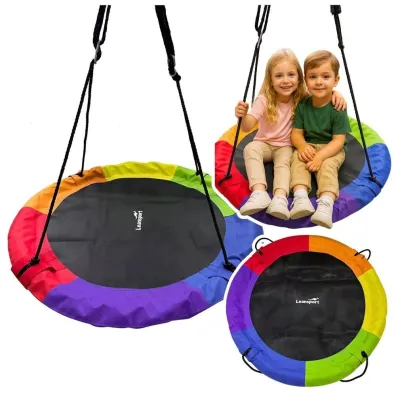 Hu�tawka ogrodowa bocianie gniazdo kolorowa 100cm LeanToys