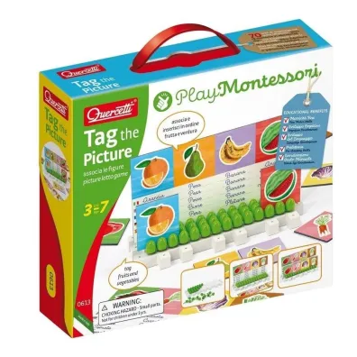 Montessori. Tablica z obrazkami Quercetti