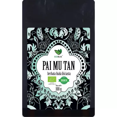 Ecoblik Herbata biaa liciasta Pai Mu Tan 100 g Bio