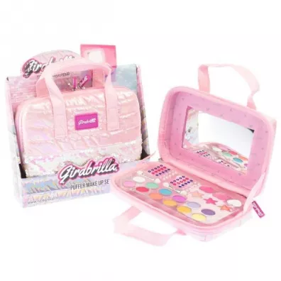 Torba Make up z wyposa�eniem jasno r�owa Nice